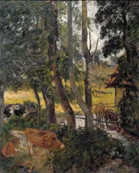Bretonische Landschaft, 1885
